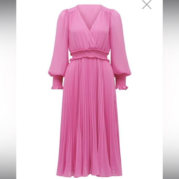 Forever New Leighton Petite Pleated Midi Dress - Picture 5 of 8